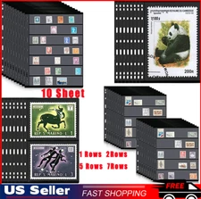 Stamp Pages for Stamp Album Binder 10 Sheet 7 Rows Pages for Collectors
