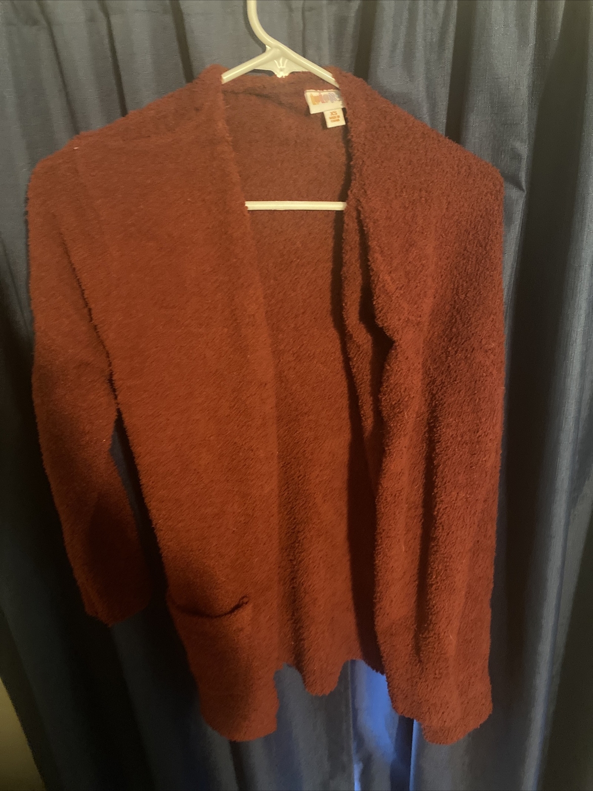 Lularoe Red Open Cardigan(Peyton) Size XSmall | eBay