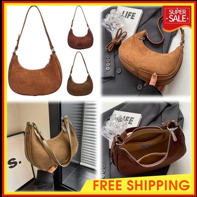 Crescent Shoulder Bag for Women Adjustable Strap Clutch Purse Hobo Tote Purse