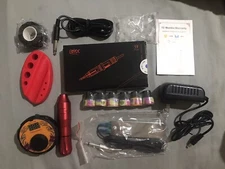 Biomaser Tattoo Machine Kit Pro Rotary Tattoo Machine Tattoo Pen Power Supply