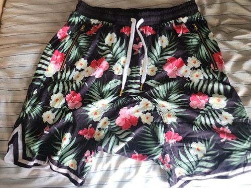 Large Crotch Area- Factory Life Swim/Board Shorts Hawaiian Style Shorts XL