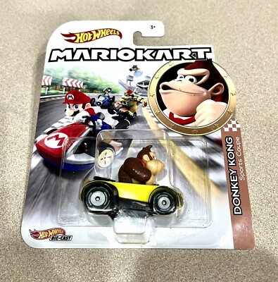 Hot Wheels Mario Kart Donkey Kong Coche A Escala 1:64 Juguete