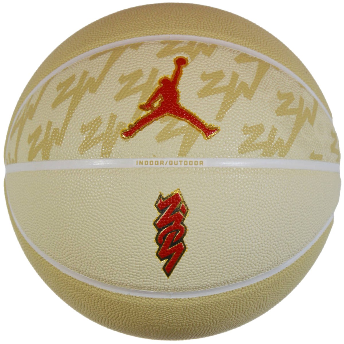 ballons de basket Unisexe, Jordan All Court Zion Ball, Beige