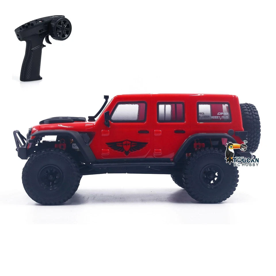 4x4 1:18 Radio Control Off-road Vehicle Hobby Plus CR18 RTR RC Crawler Car Model - Image 3 of 4
