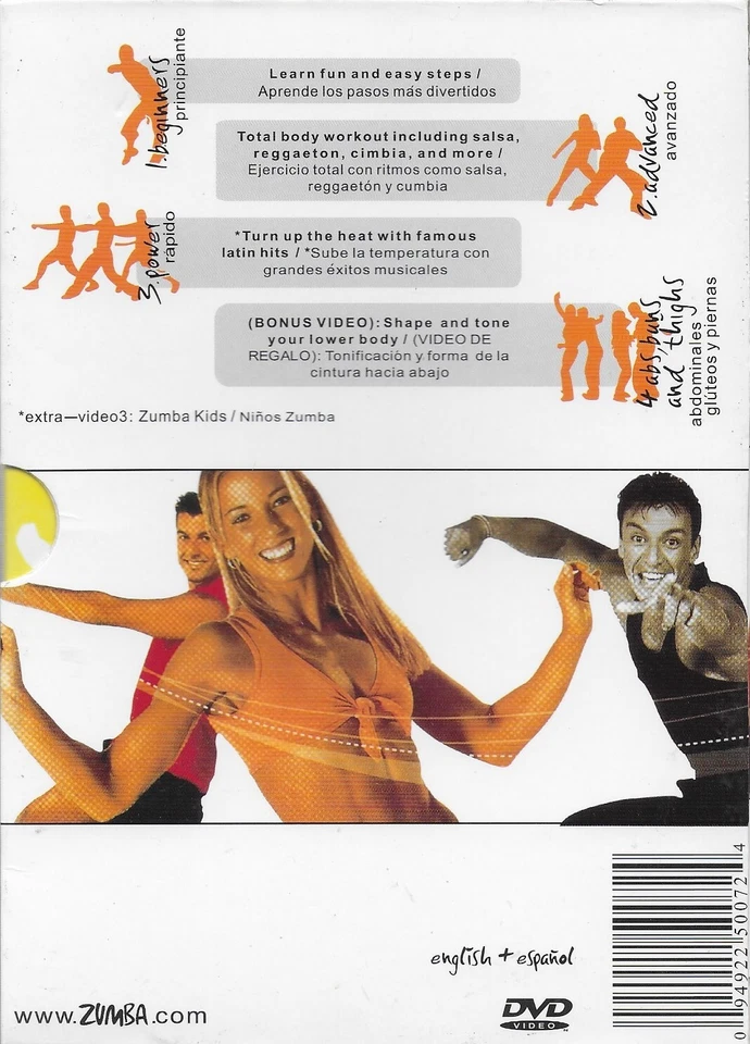 ZUMBA FITNESS Latin Workout Routine - 4 Volume Boxset - DVD [Region 2] - Image 3 of 4