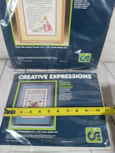 1984 Vaterunser Kreuzstich Set Kreative Ausdrücke & Geschenk der Freundschaft - Bild 8 von 11
