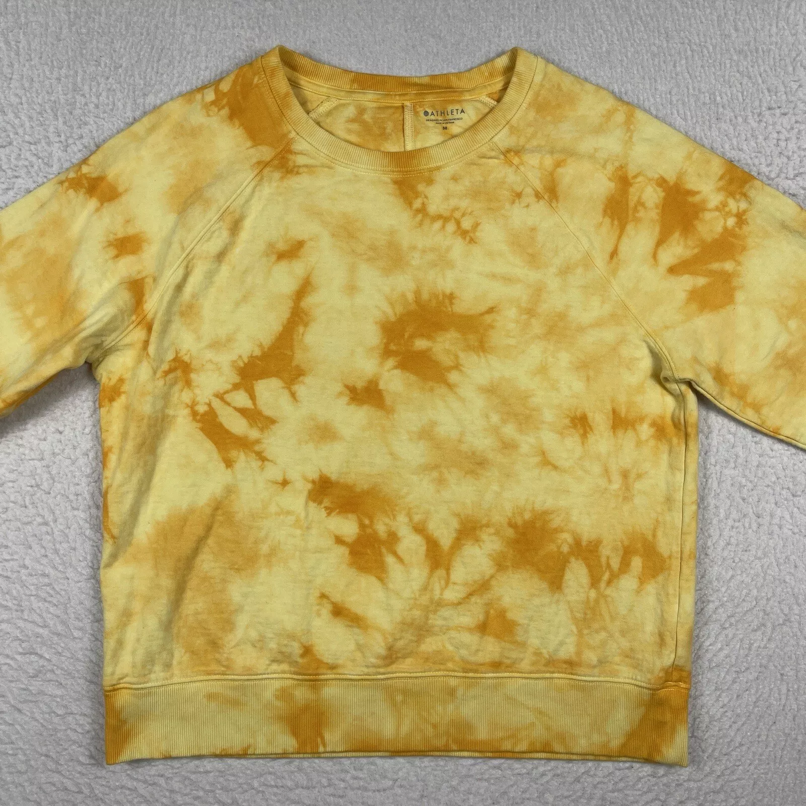 athleta sundown tie dye pullover athleisure sweatshirt
