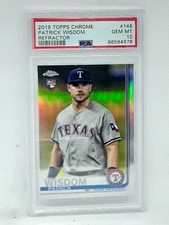 *PSA 10* Patrick Wisdom 2019 Topps Chrome - Refractor RC #84 - Texas Rangers