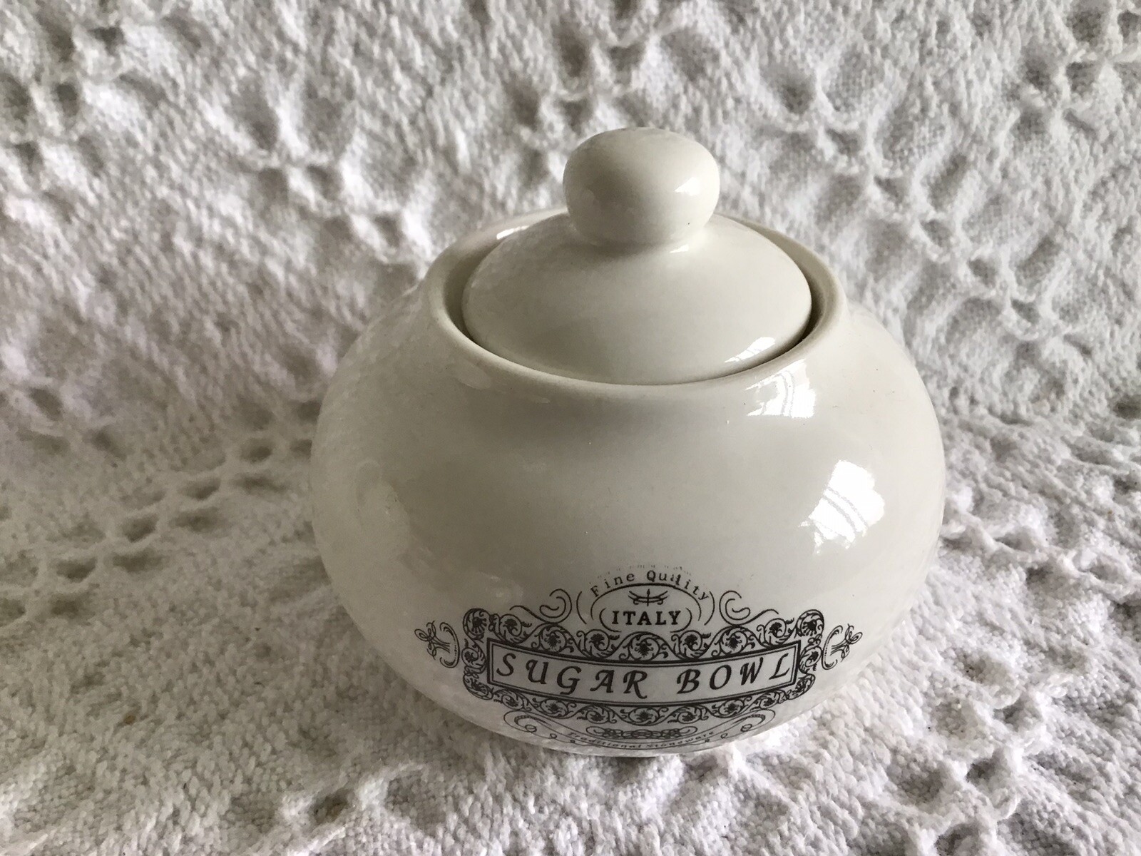 8 Piece Farmhouse Country Pitcher Sugar Creamer Lid Mini Bowls Small Sauce Bowls