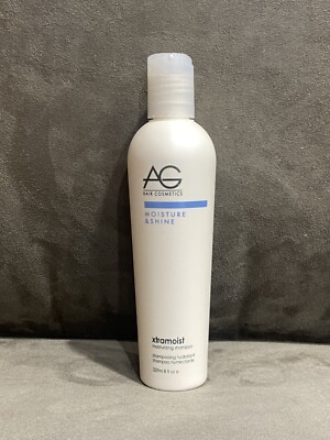 AG MOISTURE & SHINE XTRAMOIST MOISTURIZING HAIR SHAMPOO - 8 OZ - NEW