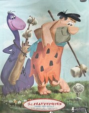 VINTAGE The Flintstones Frame Tray Puzzle Kids TV Show Whitman 1960 Complete