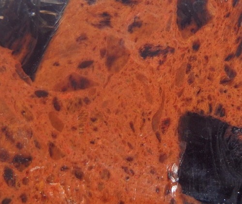 OBSIDIAN brown - black VOLCANIC GLASS - ARMENIA Caucasus - Hrazdan /pl179 - Picture 14 of 17