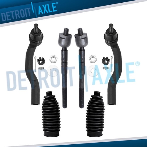 Front Inner Outer Tie Rods w/Boot Kit for 2007 2008 2009 2010 2011 Toyota Camry - Picture 1 of 7