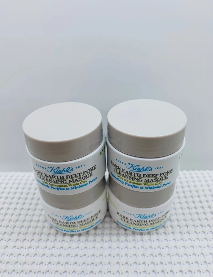 Máscara limpiadora profunda de poros de tierras raras Kiehl’s tamaño mini 4 piezas (total 56 ml) Foto 3 de 4