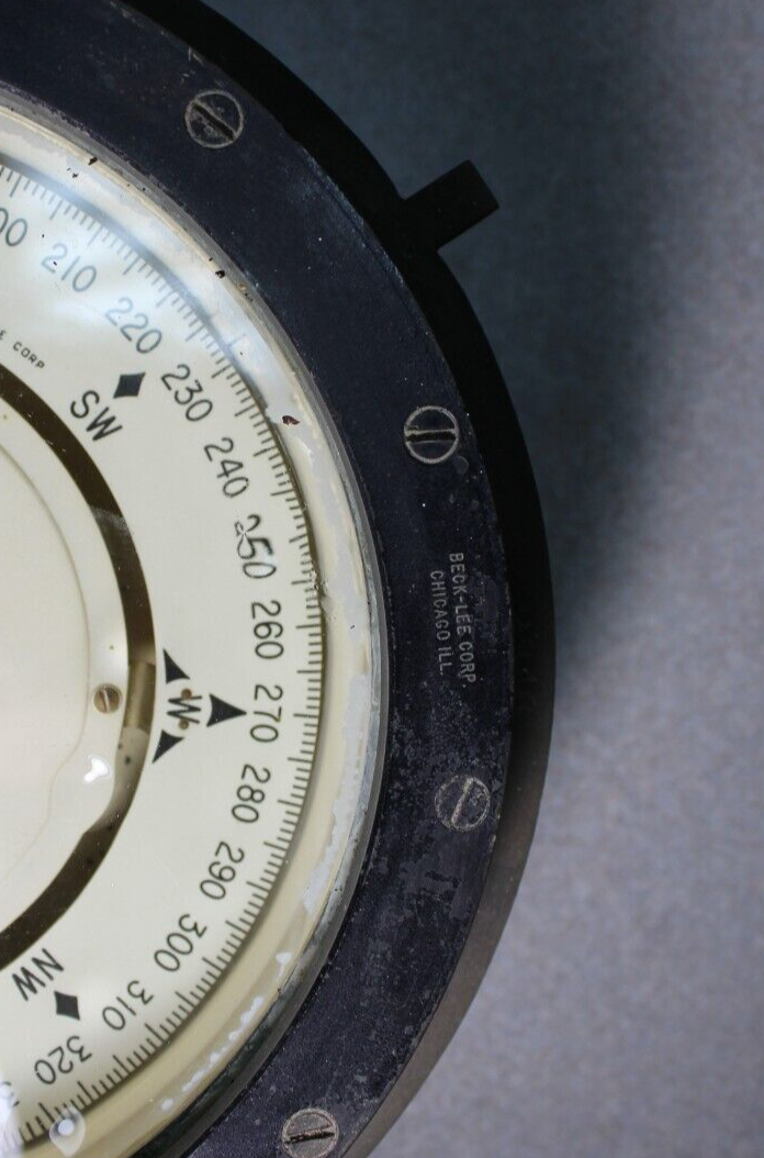 Vintage WWII Buships 1942 Naval Compass Bronze Has Liquid Vintage WWII Buships 1942 Naval Compass Bronze Has Liquid