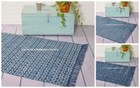 Alfombras azules indios