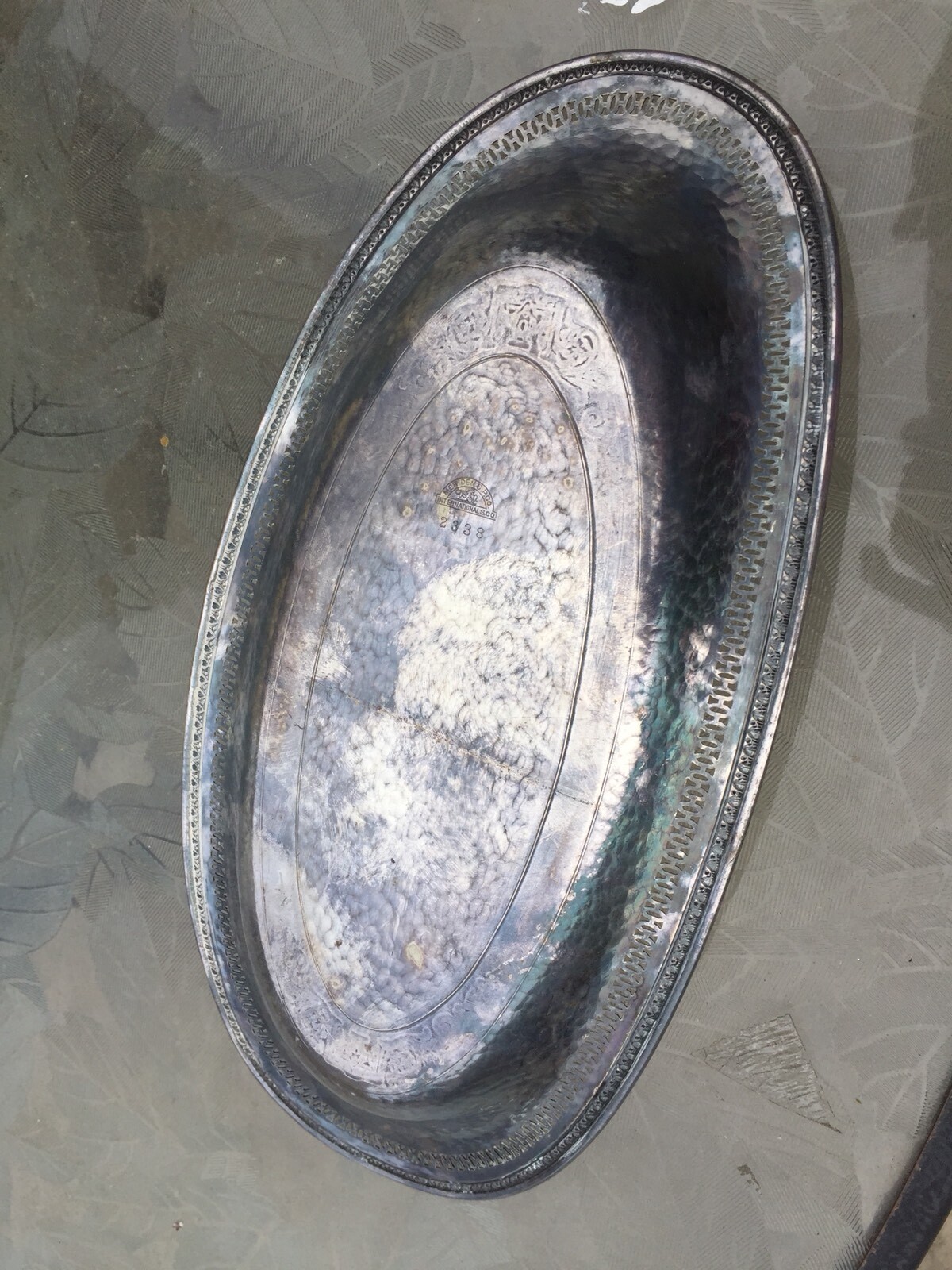 Meridian Silver Plate Antique Tray eBay