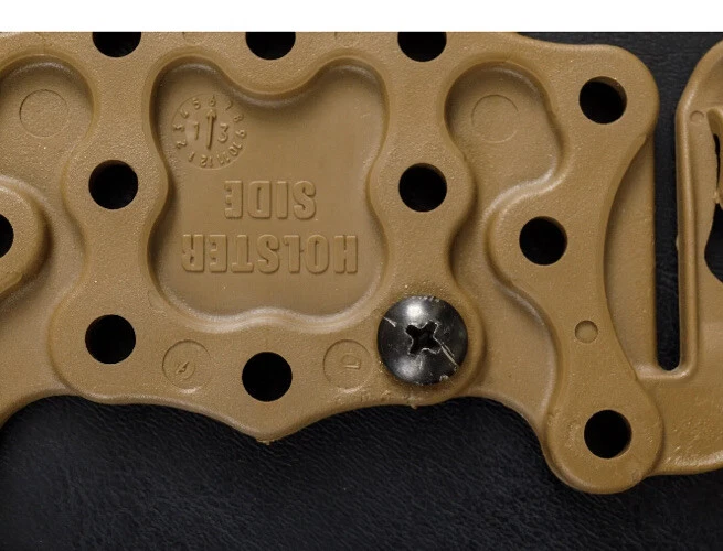 Lot of 3 Blackhawk SERPA Holster Ambidextrous STRIKE MOLLE Platform Coyote Tan - Image 4 of 4