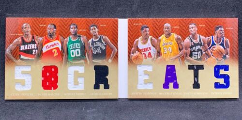 2011 Preferred SHAQUILLE O'NEAL DREXLER MALONE ROBINSON OLAJUWON EWING Jersey SP