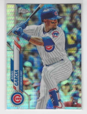 2020 Topps Chrome Prism Refractor #181 ROBEL GARCIA Rookie Cubs