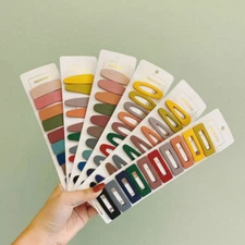 Women Duckbill Hairpins Geometric Hair Clip Fashion Hairgrips Barrette 10Pcs/Set