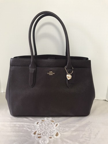 Coach 24218 Bailey Crossgrain Leder Tragetasche/Umhängetasche in OXblood Farbe