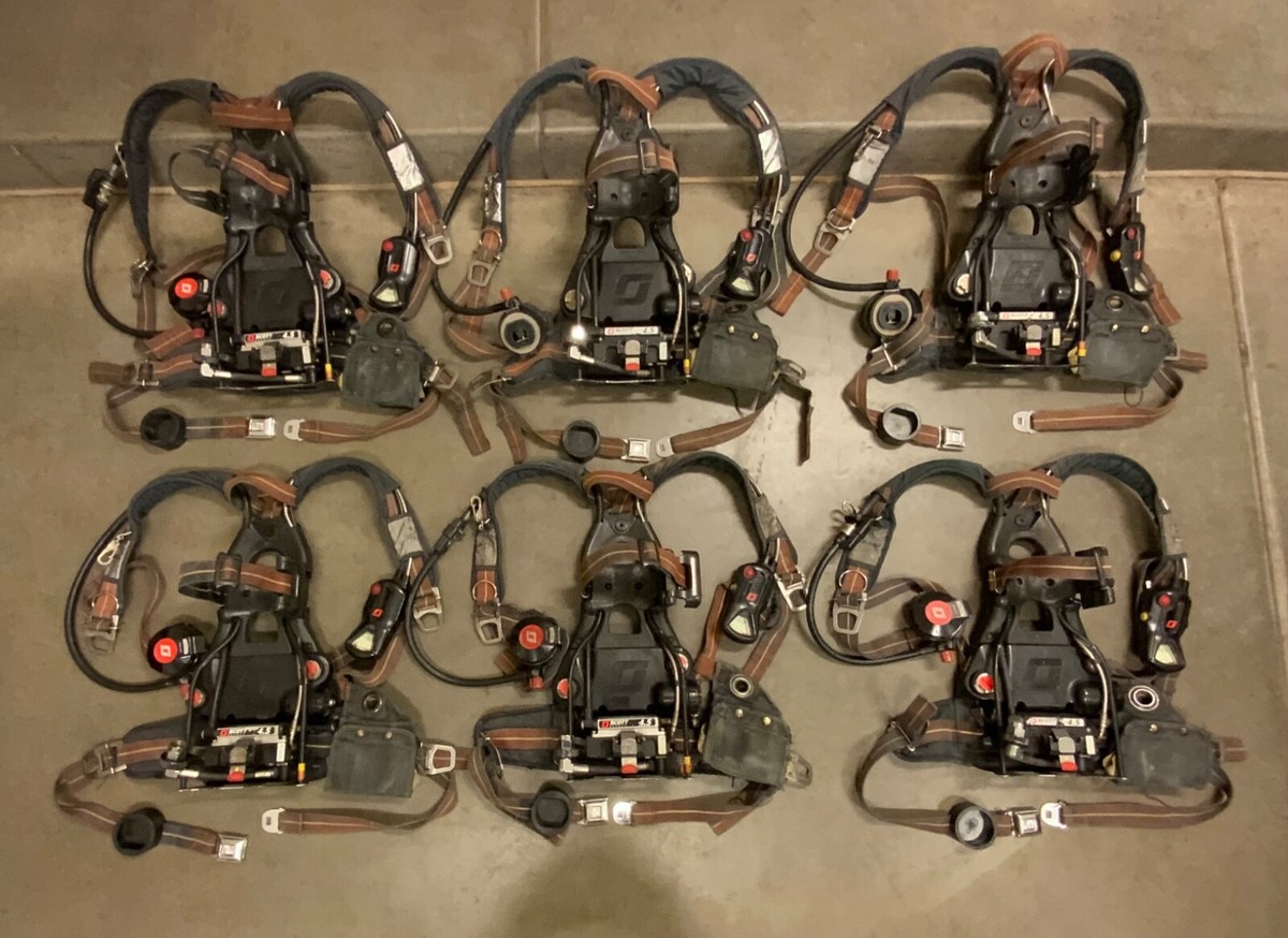 Scott 4.5 X3 CGA347 Connection CBRN SCBA Air Pak HUD
