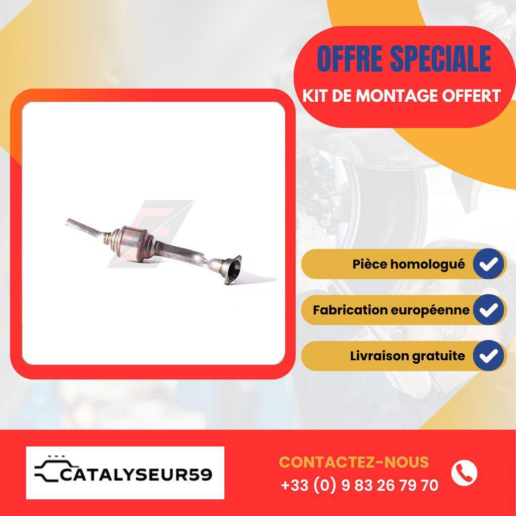 Catalyseur Jumpy 2.0 HDi 70 Kw en acier inoxydable haute réduction