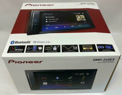Pioneer DMH-240EX Bluetooth Media Android iPhone Alexa Aux 5Ch HD AM FM USB 6.2''