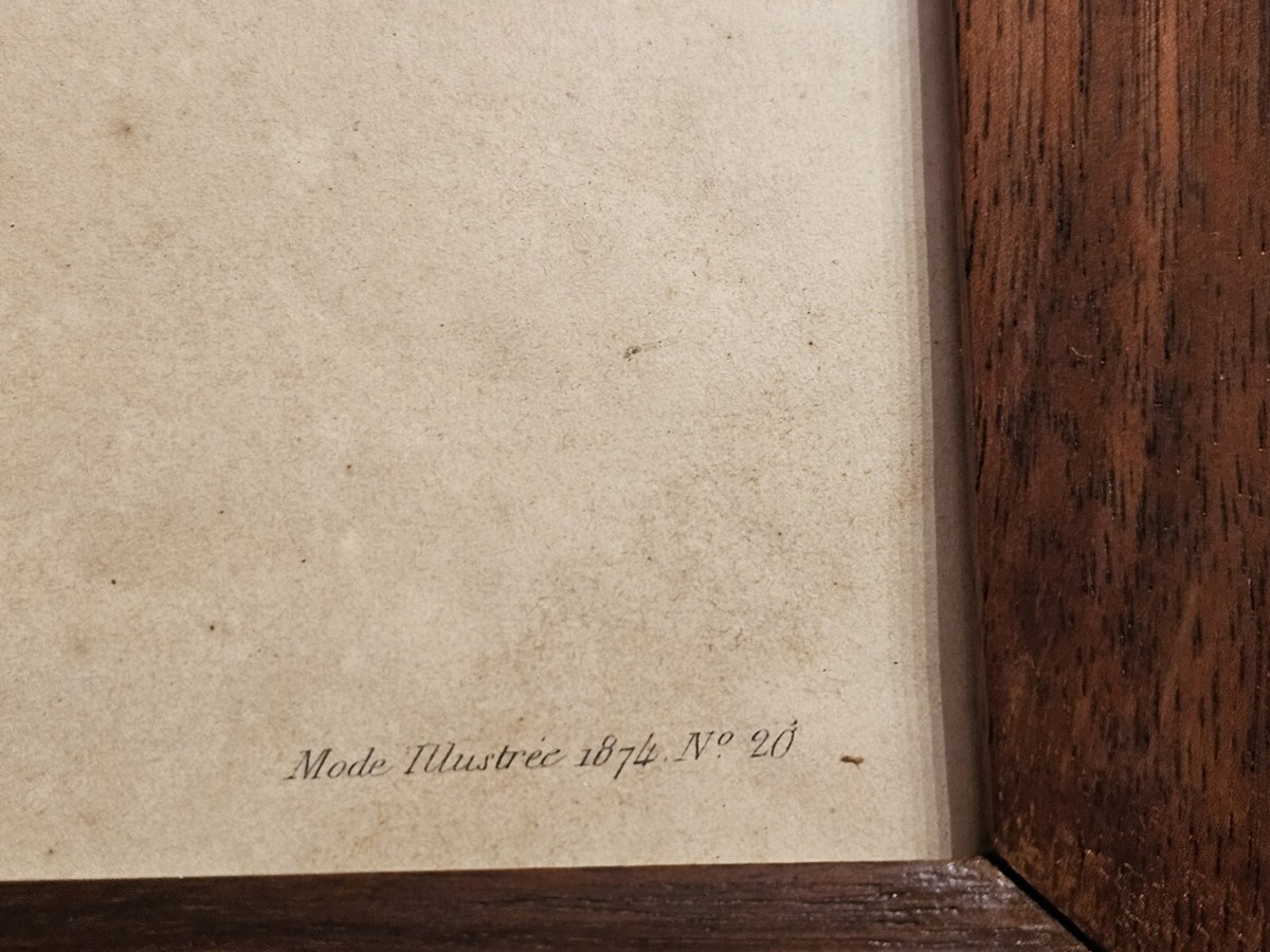 Antique Vtg La Mode Illustree Bureaux du Journal 56 rue Jacob