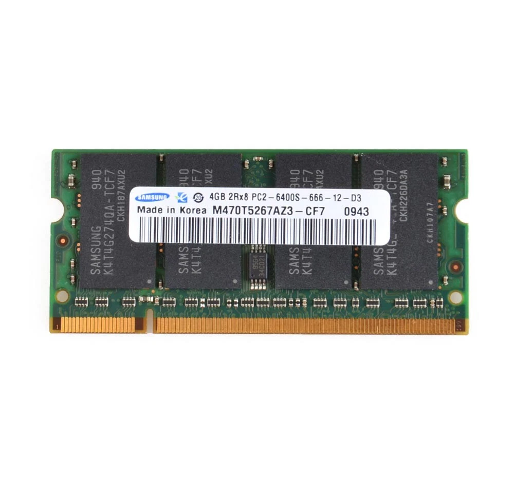 小*一様 【レア・中古】サムソン メモリー　PC2-6400S DDR2 (4G 4gb Pc2 6400 Ddr2 800mhz Sodimm for sale | eBay