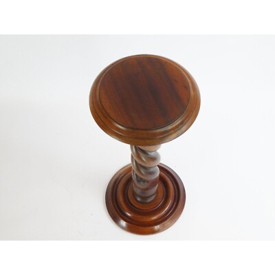 Twisted Vintage Wooden Pedestal, Barley Twist Plant Stand