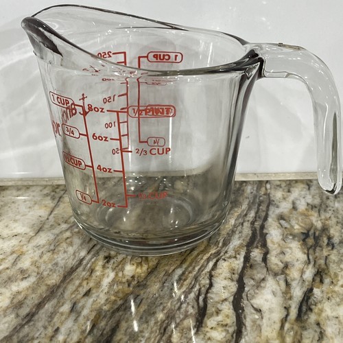 Vintage Anchor Hocking 1 Cup Glass Measuring Cup USA - Picture 23 of 24