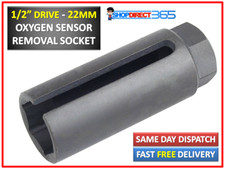 22mm 1/2" DRIVE LAMBDA OXYGEN SENSOR REMOVAL SOCKET TOOL + HOLE WINDOW WIRE 15-5