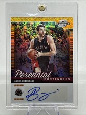 2020-21 Contenders Optic Perennial Autograph Andrea Bargnani /25 Orange NM+