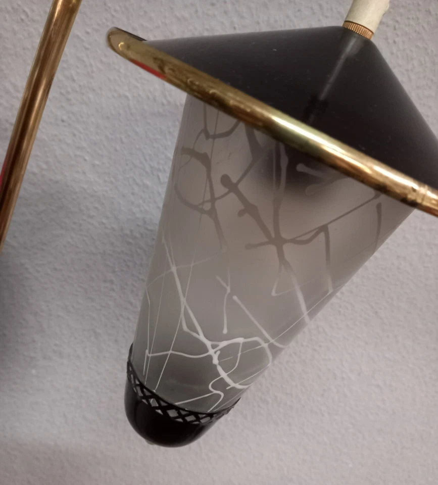 50s LATERNE STEHLAMPE 50er 60er TÜTENLAMPE stil retro vintage STILNOVO ART - Bild 4 von 4