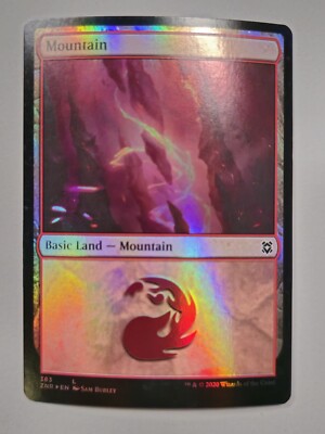 Mountain Zendikar Rising Foil 383 Promo