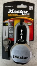 Master Lock Magnum Keyed Padlock W/2 Keys ,No M930XDLH,  NEW