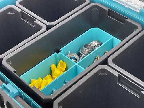 Makita MAKTRAK Deep Compact Organizer Compatible Large Nesting Bins - Picture 63 of 64
