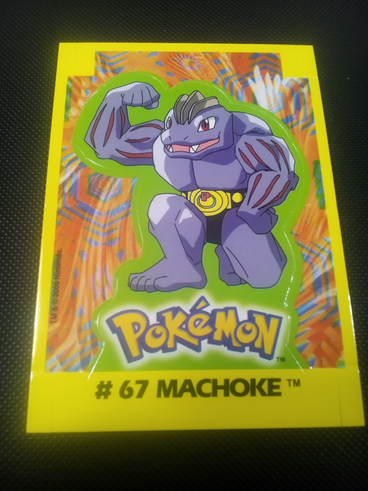 2000 Pokemon Navarrete Kanto Peru Buildable Card Machoke #67 Vintage US Seller