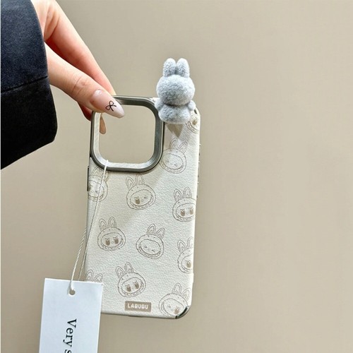 2025 New Ins Cartoon Cute 3d Labubu Handheld Rope Phone 15/16 Promax Phone Case - Zdjęcie 2 z 10
