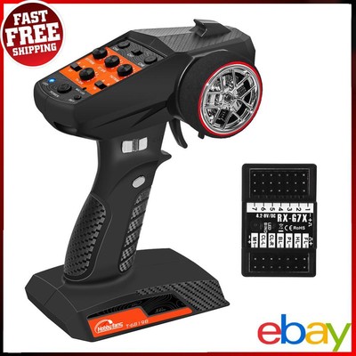 7CH 2.4G Fernbedienung Anti-Jamming Fernbedienung für RC Auto Crawler Boot