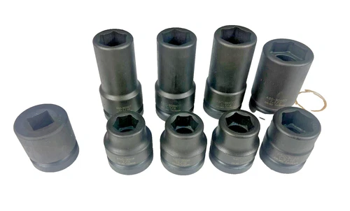 Ascot 3190 SOCKET TRK SET 1" DR SAE 9 PIECE