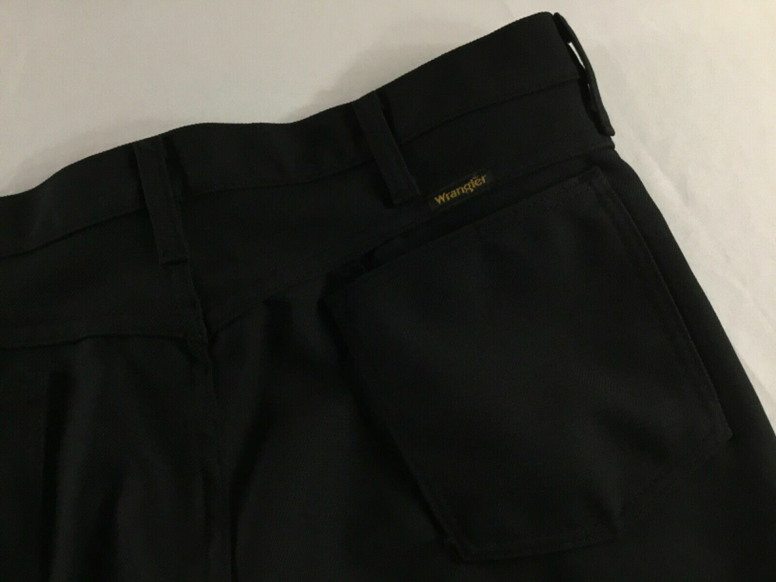 Men's Wrangler Wrancher 82BK Dress Jeans 42 x 30 Black Bootcut