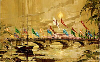 Reinhard, London Bridge, Lake Havasu City, Arizona, McCulloch Postcard