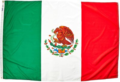 Mexico Flag 12''x18'' Annin 281475W NYL-GLO High Quality Made in USA Priority Ship