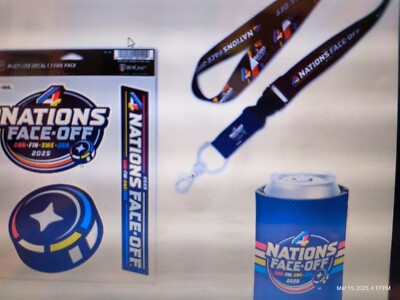 NHL WinCraft 2025 4 Nations Face-Off Three-Piece Fan Pack