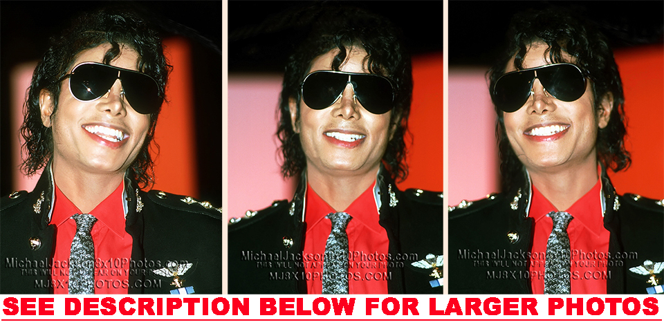 MICHAEL JACKSON 1986 PEPSI CONFERENCE 3xRARE8x10 PHOTOS | eBay