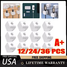 Magnetic Cable Clips Cord Organizer-Cable Smooth for Desktop,Nightstand,Wall US