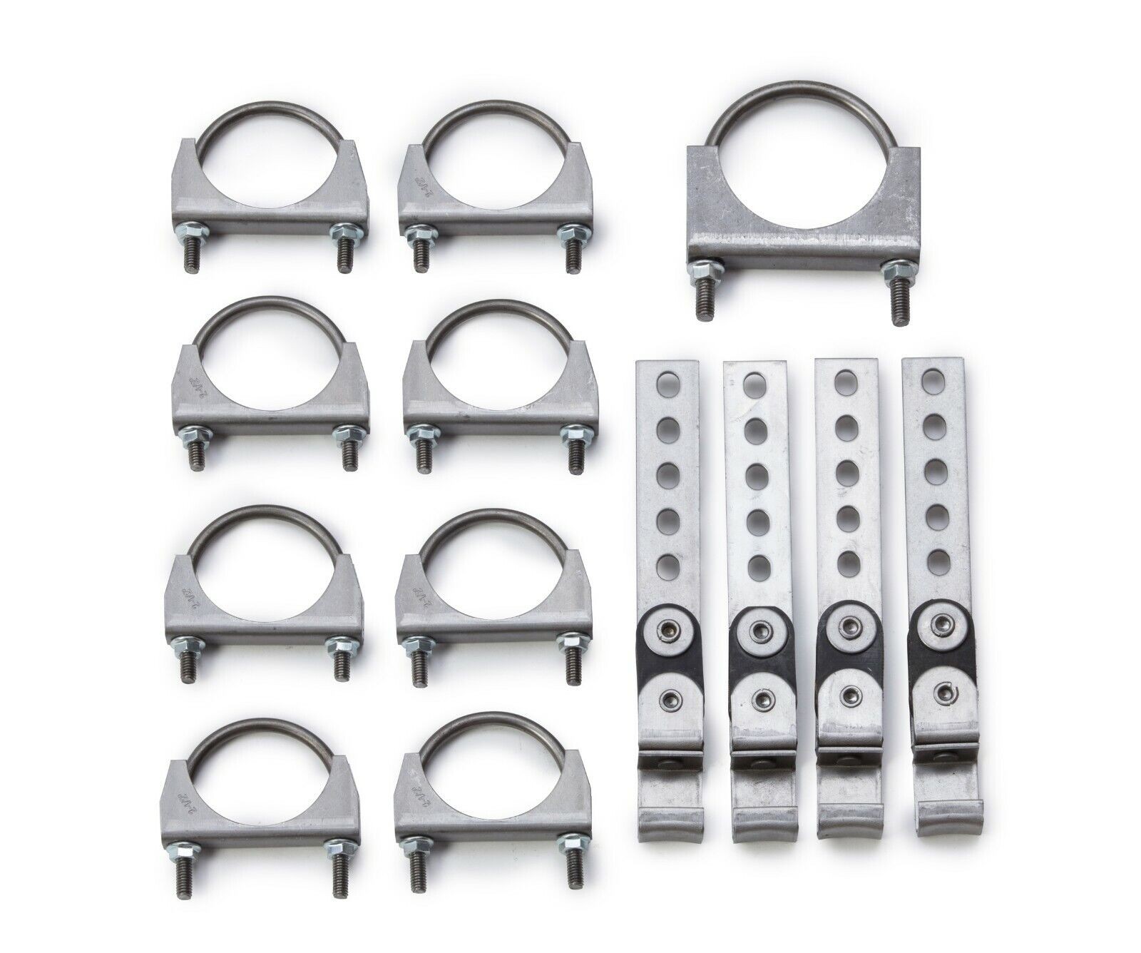 99-06 Chevy Silverado Truck 2.5" Dual Exhaust Kit Stainless Muffler Chrome Tips